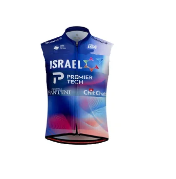 2023 ISRAEL ACADEMY TEAM Летний Жилет для велоспорта без рукавов Mtb Одежда Велосипедный Майо Ciclismo Велосипедная одежда