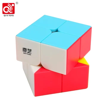 QiYi QiDi W 2x2 Профессиональный Волшебный Куб Головоломка Непоседа Игрушки Детский Подарок QiDi S2 Magic Speed Cube Souptoys Детский Подарок