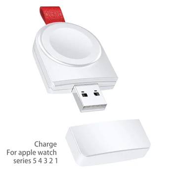 USB Портативное Беспроводное Зарядное устройство Для Apple Watch Band 44 мм 40 мм 42 мм 38 мм Магнитная зарядная панель для iWatch charger Station Series 5 4