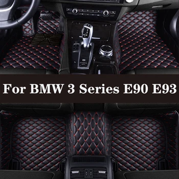 Автомобильный коврик с полным покрытием из натуральной кожи для BMW 3 серии E90 E93 2008-2012 (модельный год), Аксессуары для салона автомобиля