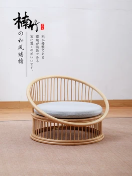 Бамбуковые стулья Washitsu в японском стиле, спальня, балкон, эркерное окно, Кресло для отдыха, короткий табурет, односпальный диван