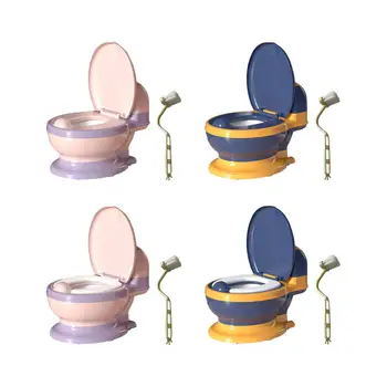 Детский Горшок-Туалет Удобный с защитой от проливания, настоящий Детский Горшок для младенцев