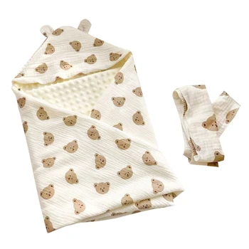 Детское Оберточное одеяло, Весенний Спальный мешок, обертывание для детской коляски, подарок для душа Новорожденному