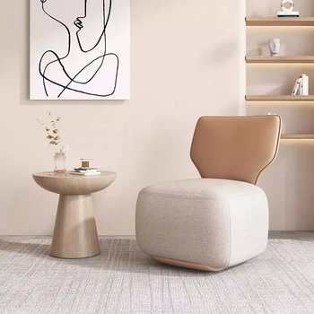 Дизайнерские стулья для гостиной, Офисные стулья из Скандинавской кожи, современные стулья для гостиной, Роскошная Мебель для патио Relax Fauteuil WSW15XP