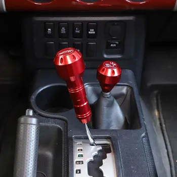 Для 07-21 Toyota FJ Cruiser модификация ручки переключения передач оформление интерьера модификация головки рычага переключения передач из алюминиевого сплава