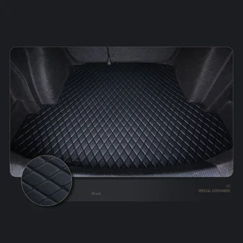 Коврик для багажника автомобиля из искусственной кожи Bmw G30 5 серии F10 F11 E60 F07 GT Детали интерьера, Автоаксессуары