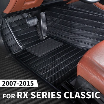 Коврики Из Углеродного волокна Для LEXUS RX series classic RX270 RX350 RX400h 2007-2015 14-Футовый Ковер Аксессуары Для интерьера Авто