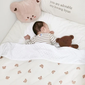 Муслиновое Хлопчатобумажное детское одеяло из крепа, Хлопчатобумажное марлевое одеяло для новорожденных, Радужные Супер Мягкие муслиновые накидки для пеленания малышей