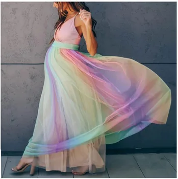Новые элегантные платья для беременных, радужное длинное платье для фотосъемки беременных, платье для беременных женщин, реквизит для фотосессии