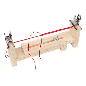 Паракордовый Джиг для изготовления браслета, Джиг для Браслета, Регулируемый держатель для плетеной нити, U-образная деревянная рамка, набор для изготовления браслета-оберега