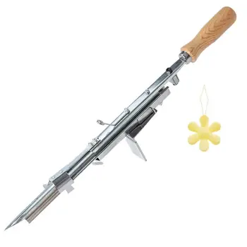 Ручной инструмент для тафтинга, Ковродел Из нержавеющей стали, инструмент для тафтинга с вырезанным ворсом, Принадлежности для ручного изготовления ковров с деревянной ручкой, Портативный для