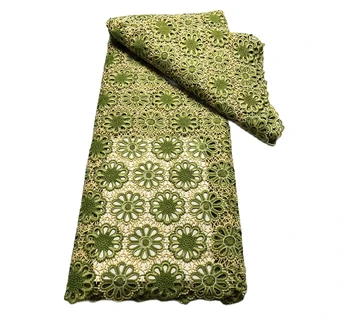 Эластичная гипюровая кружевная ткань с отверстиями, водорастворимая веревочная кружевная ткань для женского вечернего платья, 5 ярдов